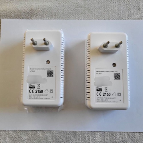 Devolo Home Control Central Unit MT:2600 like new, set of 2 pieces