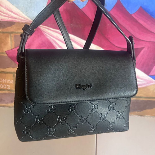 Blugirl Blumarine Y2K black monogram shoulder bag like new