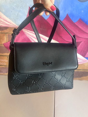 Blugirl Blumarine Y2K black monogram shoulder bag like new
