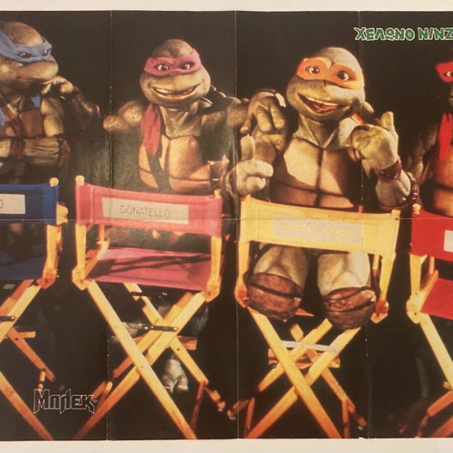 NKOTB - TMNT Poster from BLEK magazine In good condition Price 9 Euros