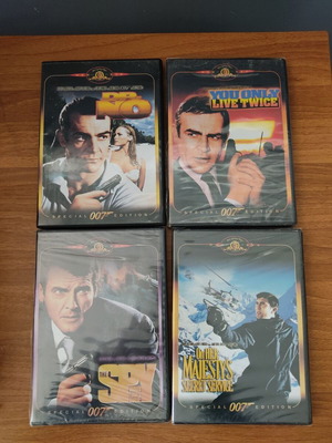 007 Special Edition movies, 4 new DVDs with subtitles