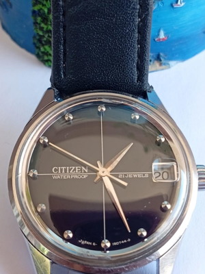 Citizen Waterproof 21jewels ρολόι μεταχειρισμένο με μικρή ρωγμή