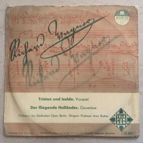 Richard Wagner Vinyl Record Tristan and Isolde, The Flying Dutchman used, classical