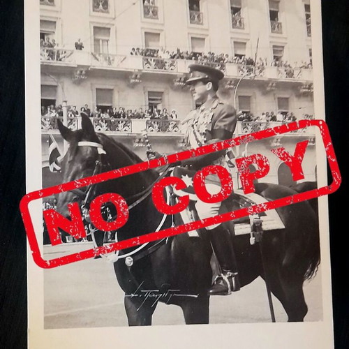 Collectible photo of King Constantine II vintage, like new