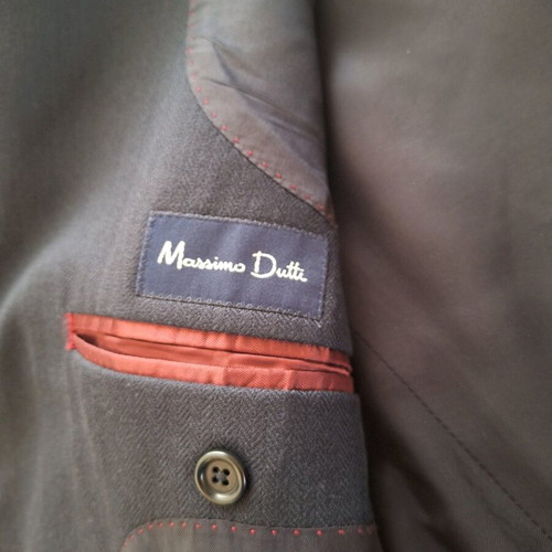 Massimo Dutti men's jacket extra fine wool size 50 like new
