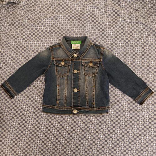 Benetton jeans jacket for 2 years old like new