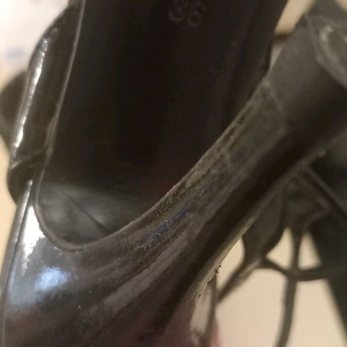 Women's sandals like new, black, size 36