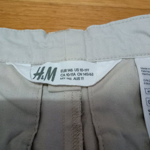 H&M beige shorts like new, size S
