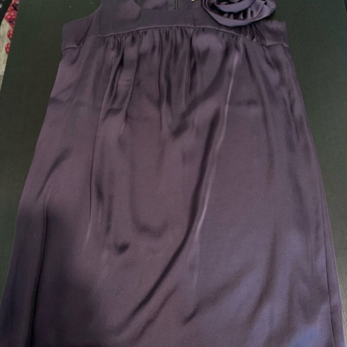 Bimba dress size L like new, purple, 50% silk