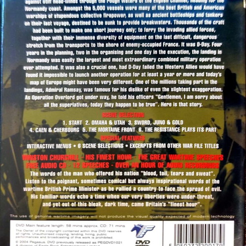 D-Day Assault On Fortress Europe DVD used, documentary, double disc