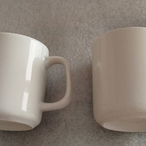 Mugs used, pack of 2 white for printing