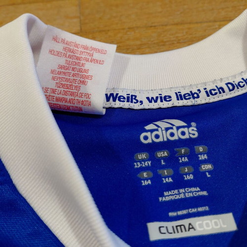 Schalke 04 Germany 2012/13 Adidas football shirt size 164 cm near to excellent condition