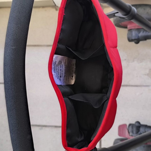 SmarTrike STR7 J Red tricycle like new with sun canopy and storage bag