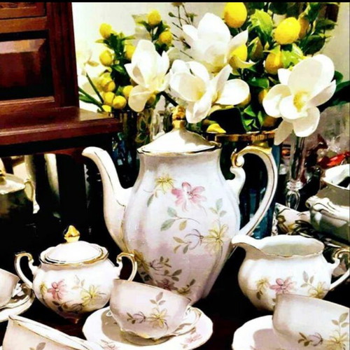 Cmielow porcelain coffee-tea set like new, antique