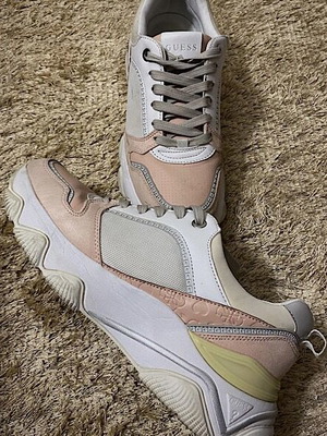 Guess sneakers used, size 41, pink and white