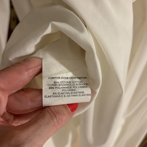 Saint Laurent shirt medium white used, stretch cotton