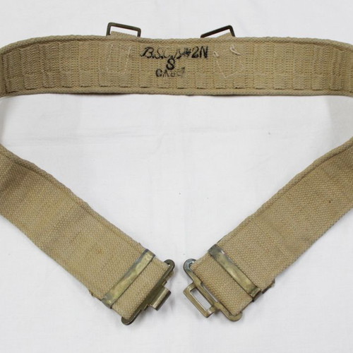 British Army 1942 Canvas Soldier Belt (B.S.C 1942 .N)