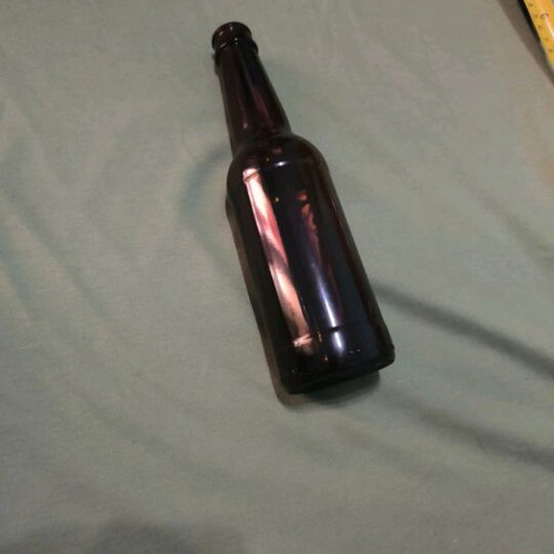 Two decorative glass bottles for painting new