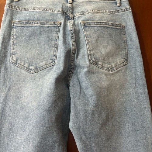 Elastic denim pants like new, size S