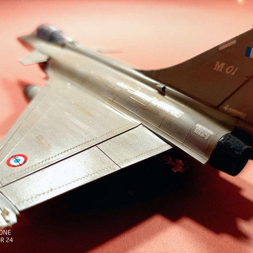 Πλαστικό μοντέλο Rafale 1/72 καινούργιο, βαμμένο αερογράφο