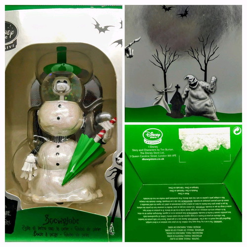 Disney Store Jack from Nightmare Before Christmas Snow Globe new