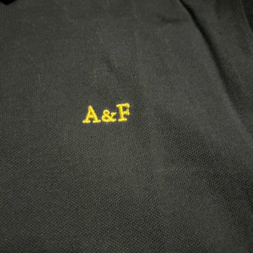 Abercrombie & Fitch men's blue short-sleeve polo like new