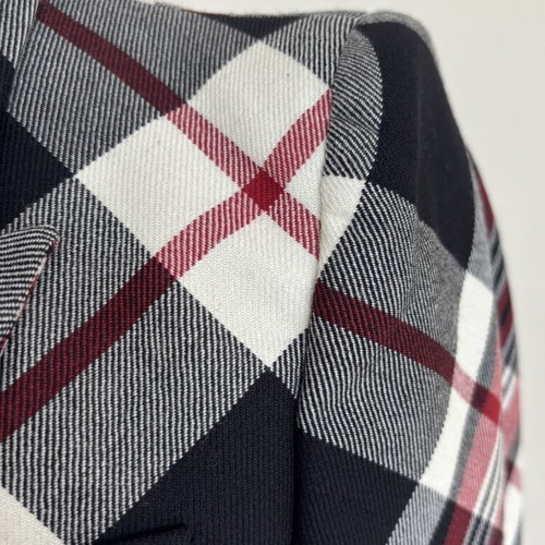 Alexander McQueen Tartan Blazer and Pencil Skirt Suit Medium, New