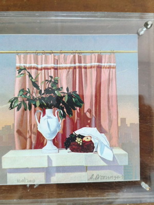 Achilleas Drougas Limited Edition Silk Screen Print like new