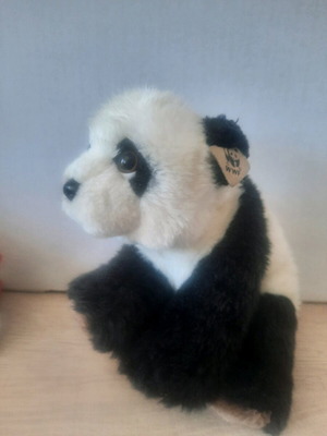 Плюшено панда WWF 1986 употребявана, винтидж