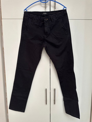 Funky Buddha men's trousers used, black, size 32, 100% cotton