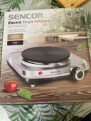 Sencor Electric Single Hotplate SCP1506SS new