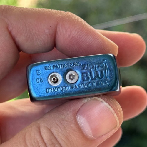 Zippo Blu lighter used