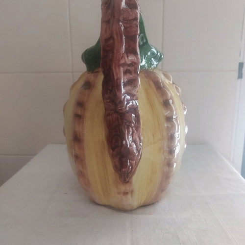 Handmade faience jug hand-painted like new