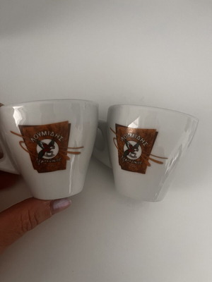 Loumidis coffee cups set of 2 new