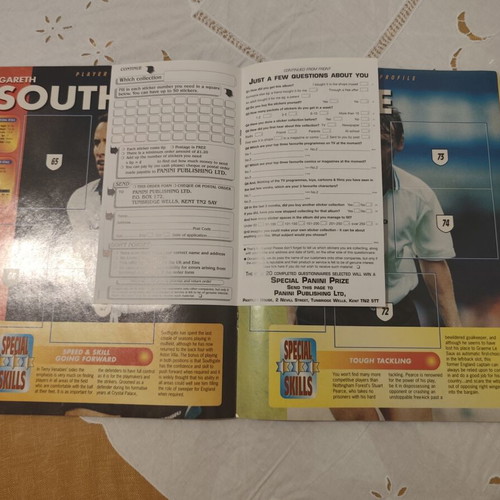 Panini England 96 sticker album used, empty