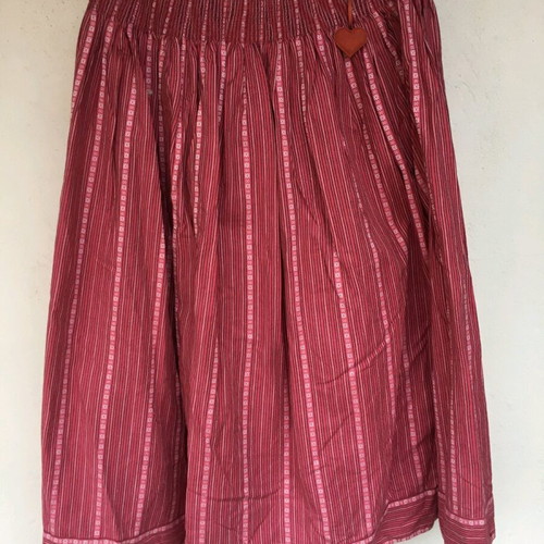 Pink cotton midi skirt size 42 like new