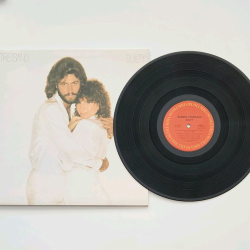 Barbra Streisand Guilty vinyl near mint, first pressing 1980