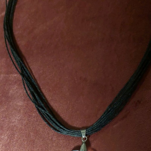 Necklace heart pendant with Swarovski stone like new