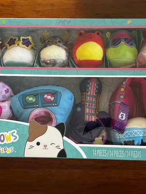Squishmallows plush set of 10 pieces 6cm new