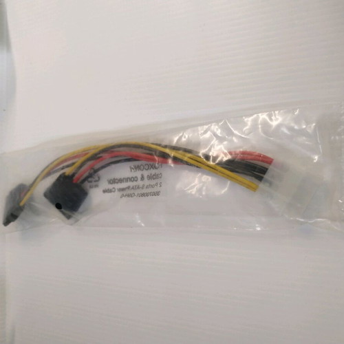 Computer cable 2 x S-ATA to 4 pin new