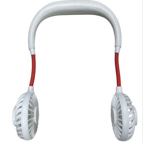 Double Neck Fan rechargeable, 2 pieces