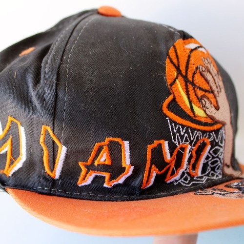Vintage 90's Miami Heat Retro NBA Hat new