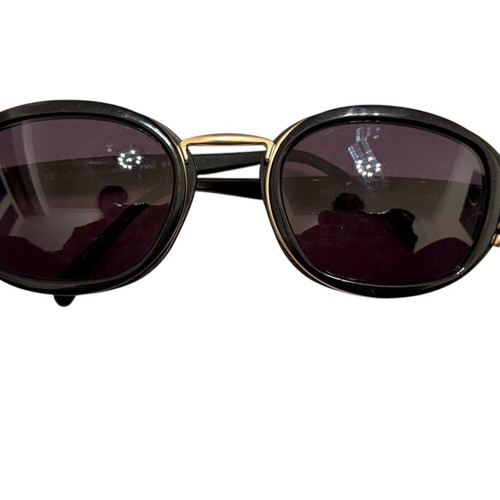 Christian Lacroix sunglasses used, black and gold