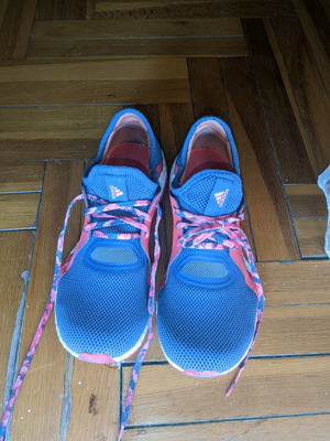 Adidas Pureboost shoes used, size 40 2/3, blue