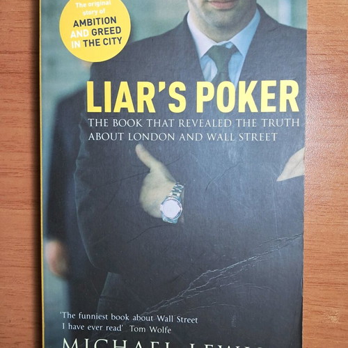 Liar's Poker book used, English
