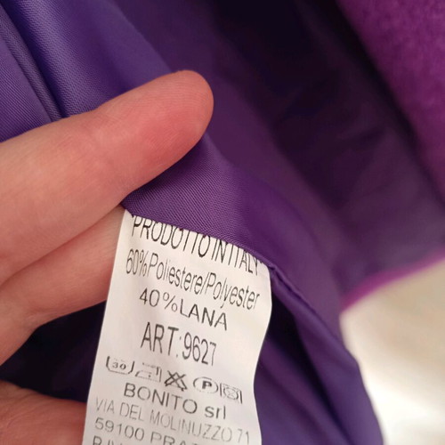 Magenta coat like new, one size, purple, oversize