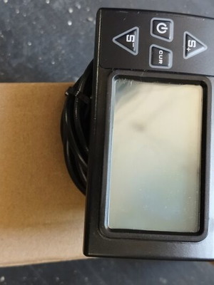 Οθόνη LCD για ηλεκτρικό ποδήλατο, 24V-60V, μαύρη, 22.2mm, 7 PIN