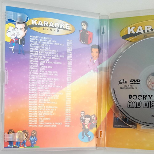 Karaoke DVD Rocky Horror & Disco Hits like new