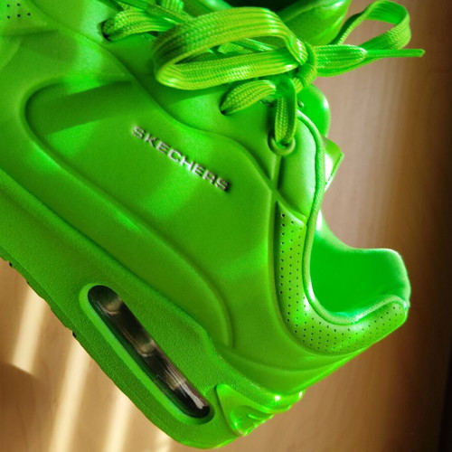 Leather green Skechers sports shoes size 40 like new