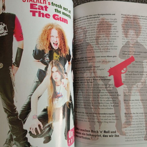 Stalker Magazine #4 like new, 2004, English and German